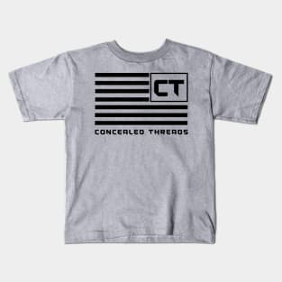 CT Vertical Flag Kids T-Shirt